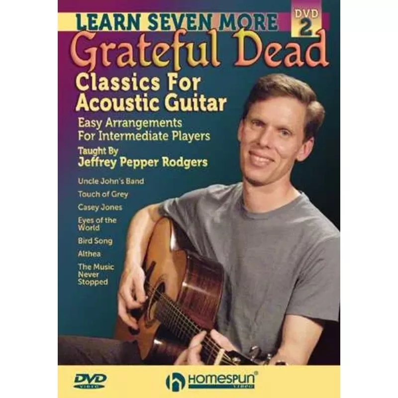 DVD – Learn Seven More Grateful Dead Classics for Acoustic Guitar, DVD 2