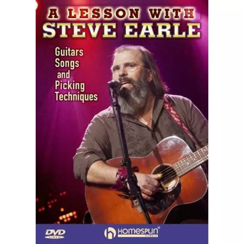 DVD-A Lesson with Steve Earle – Guitars, Songs, Picking Techniques and Arrangements