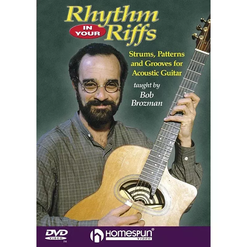DVD – Rhythm in Your Riffs – Strums, Patterns and Grooves for Acoustic Guitar