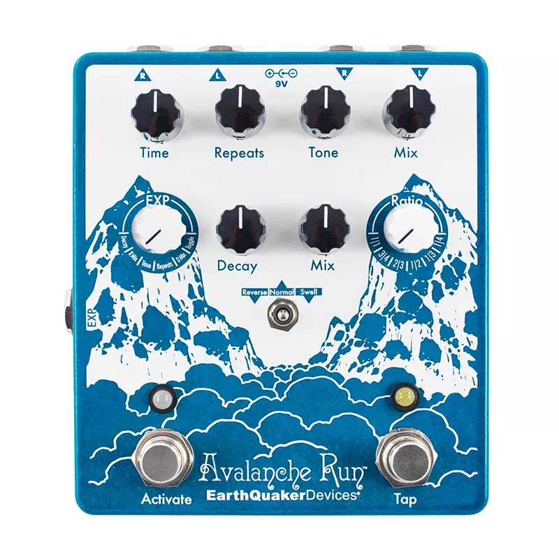 EarthQuaker Devices Avalanche Run V2 Stereo Reverb & Delay with Tap Tempo