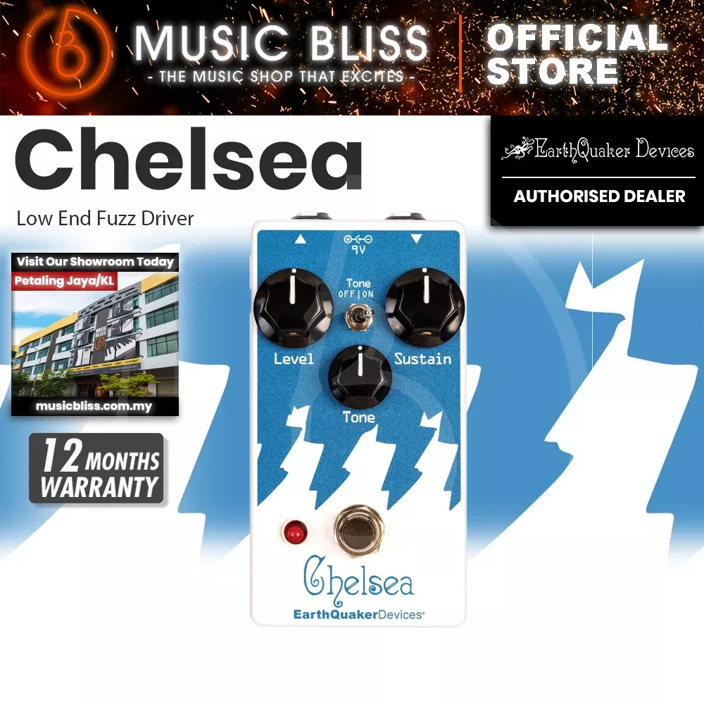 EarthQuaker Devices Chelsea Low End Fuzz Driver Pedal