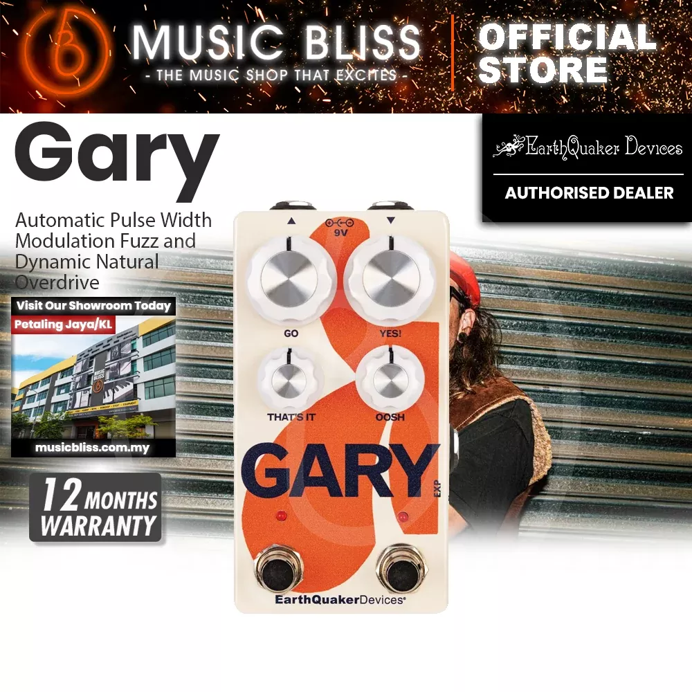 EarthQuaker Devices Gary Automatic Pulse Width Modulation Fuzz/Overdrive Pedal