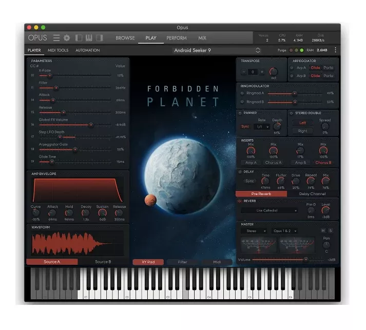 EastWest Forbidden Planet Cinematic Synth Plug-in