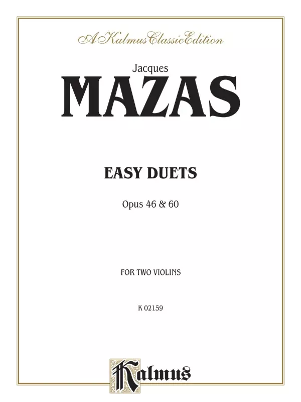 Easy Duets, Opus 46 and 60: Violin Book