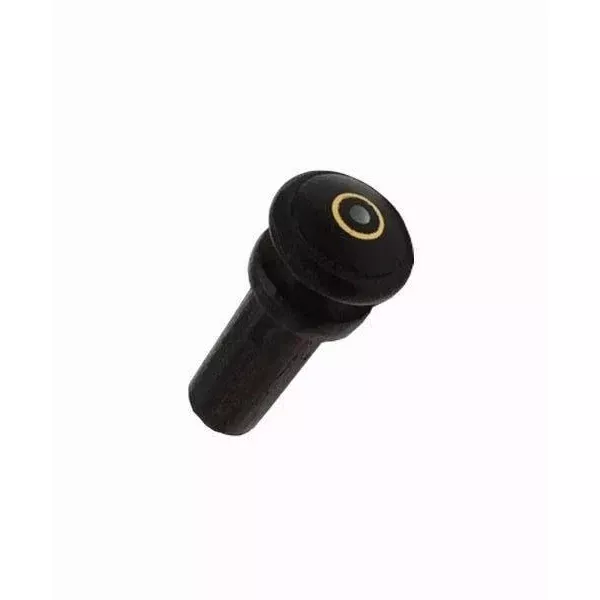 Ebony Violin Endpin with Brass Paris Eye