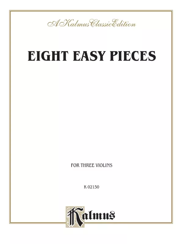 Eight Easy Pieces: Violin Book