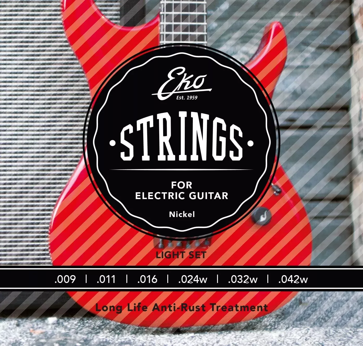 EKO Electric Guitar Strings 9-42 Extra Light Set