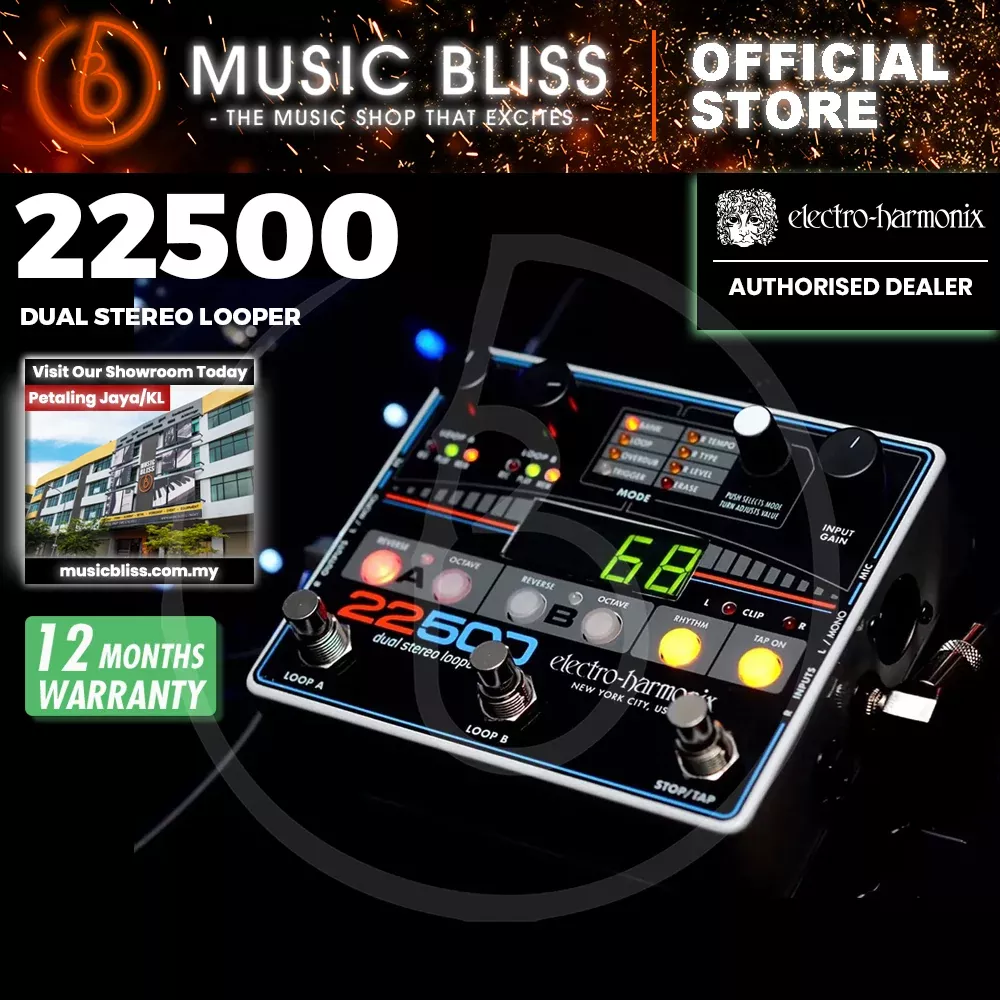 Electro-Harmonix 22500 Dual Stereo Looper Pedal