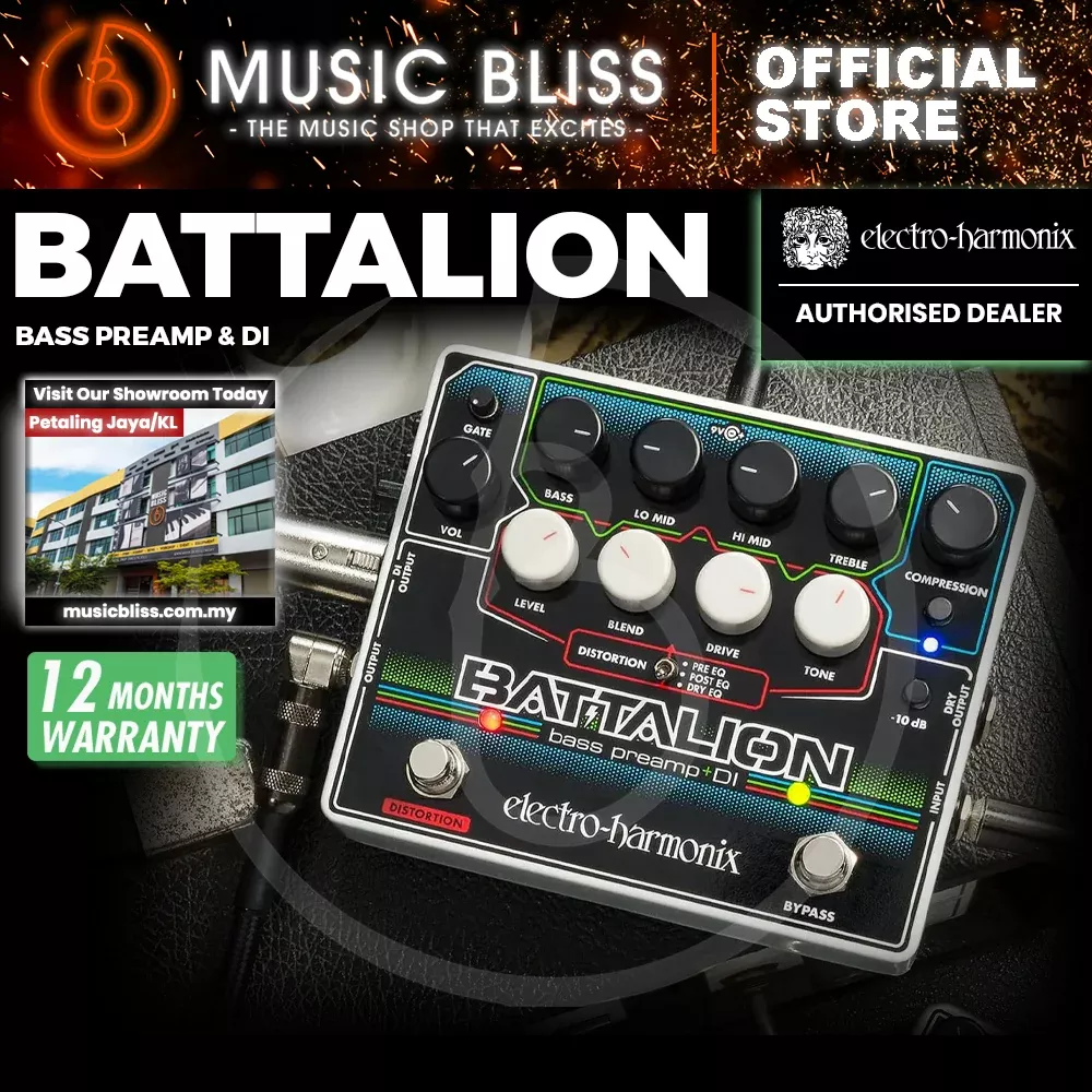 Electro Harmonix Battalion Bass Preamp & Di