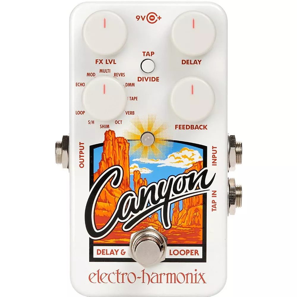 Electro-Harmonix Canyon Delay And Looper Guitar Effects Pedal