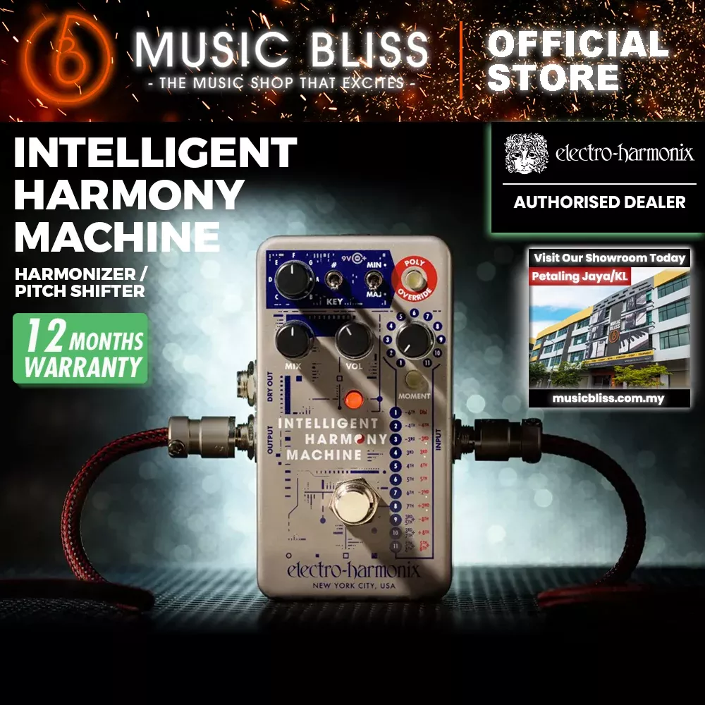 Electro Harmonix Intelligent Harmony Machine Harmony and Pitch Shifter Pedal