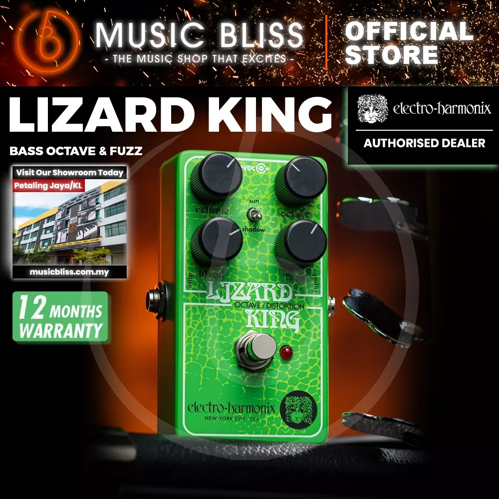 Electro Harmonix Lizard King Octave Fuzz Pedal