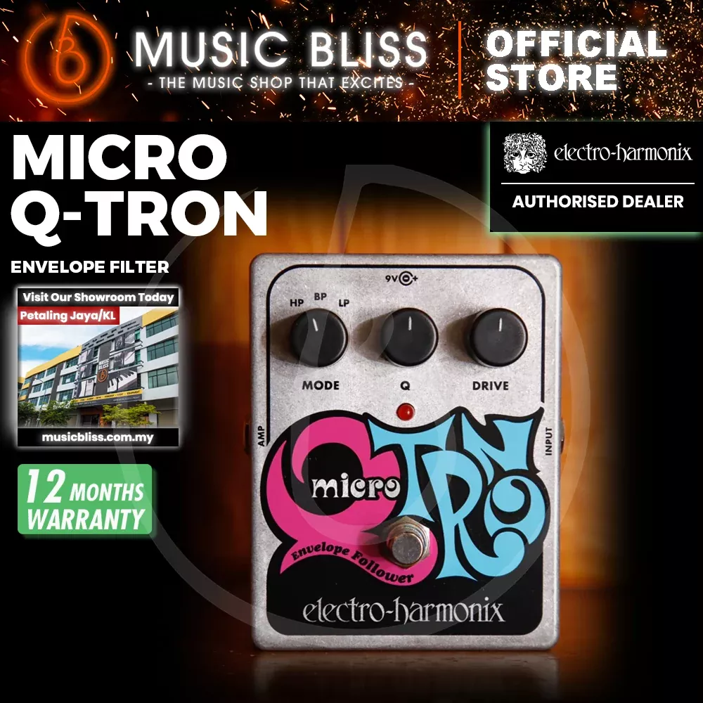 Electro-Harmonix Micro Q-Tron Envelope Filter Guitar Effects Pedal