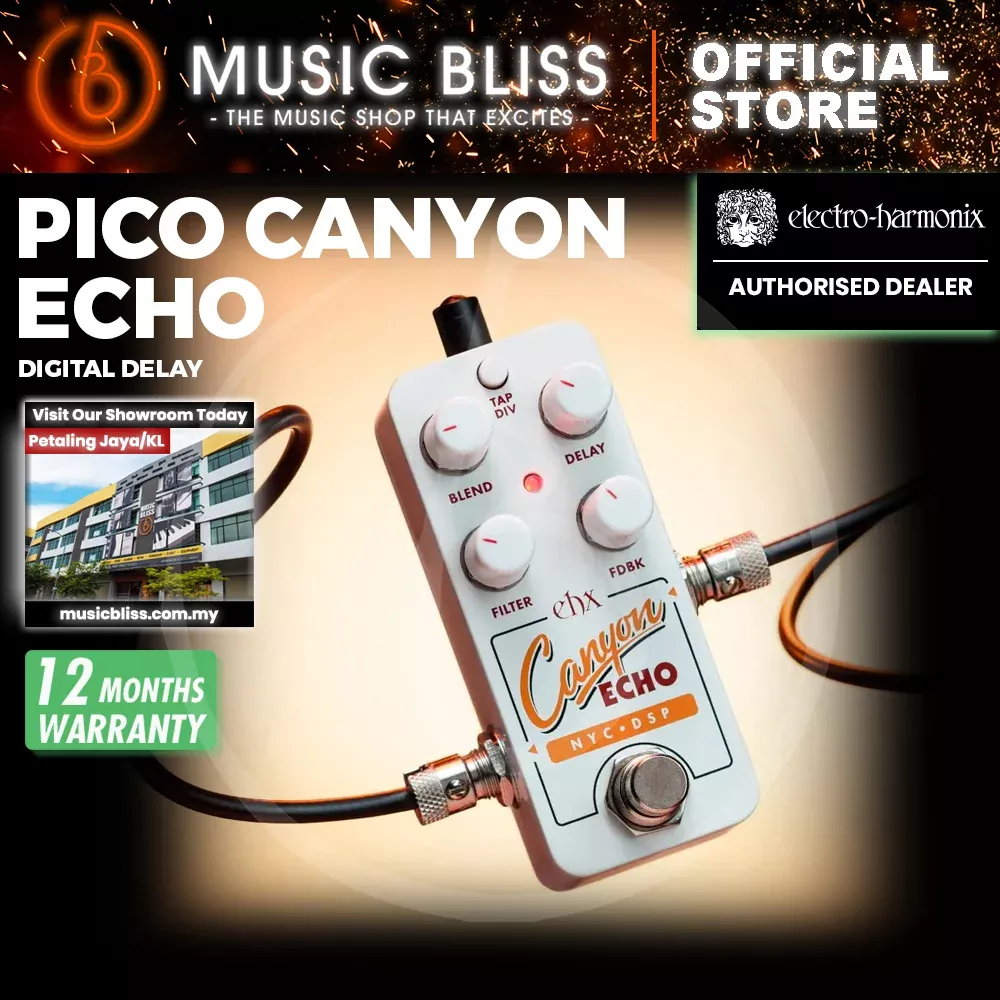 Electro Harmonix Pico Canyon Echo Digital Delay Pedal