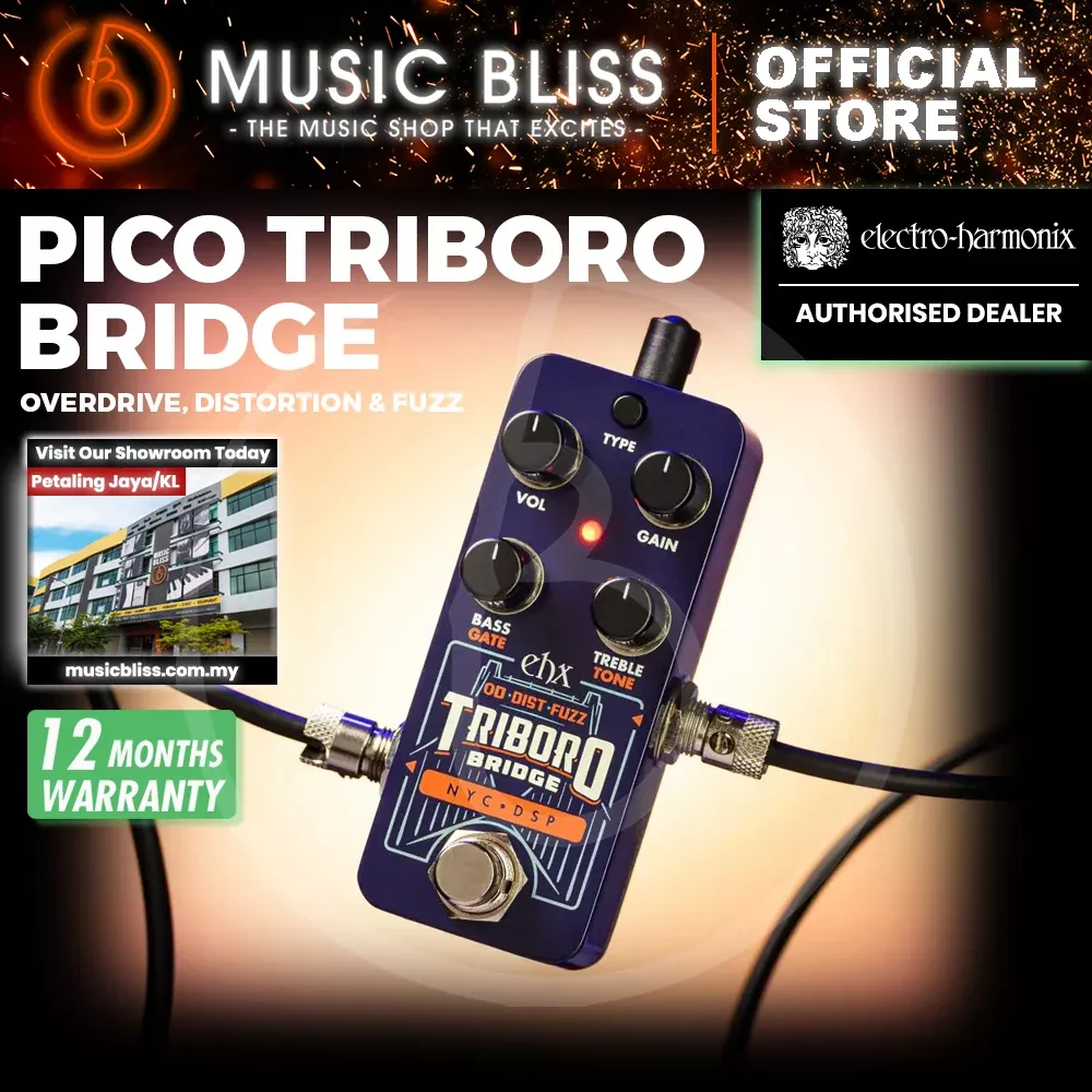 Electro Harmonix Pico Triboro Bridge Tri-mode Drive Pedal