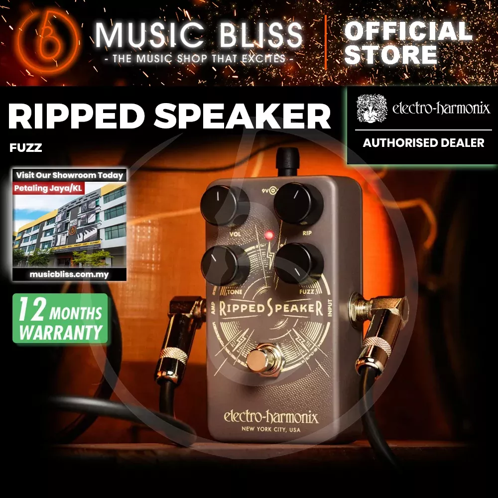 Electro Harmonix Ripped Speaker Fuzz Pedal