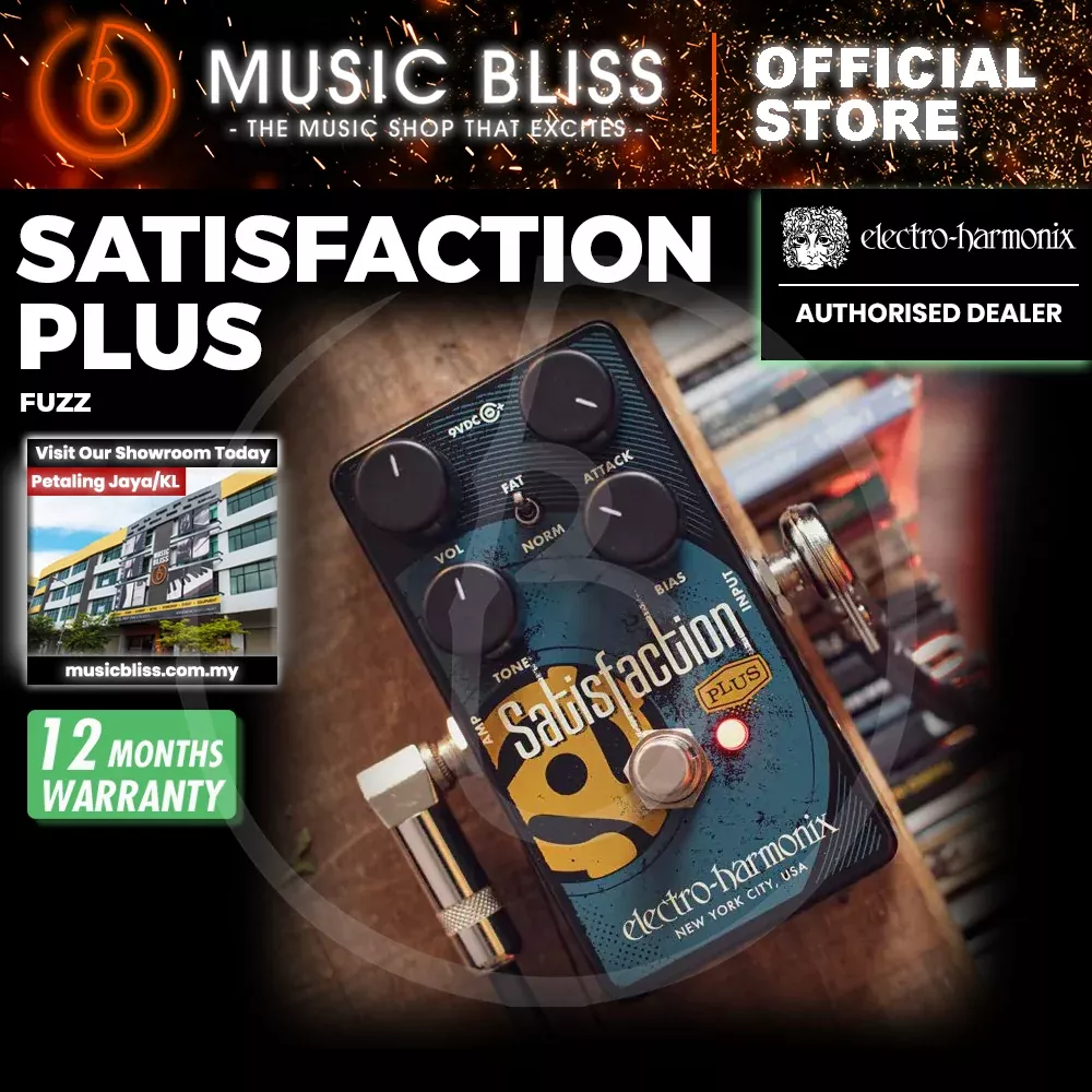 Electro Harmonix Satisfaction Plus Fuzz Pedal