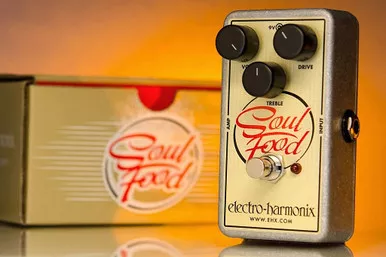 Electro Harmonix Soul Food Transparent Overdrive with Great Touch & Response.