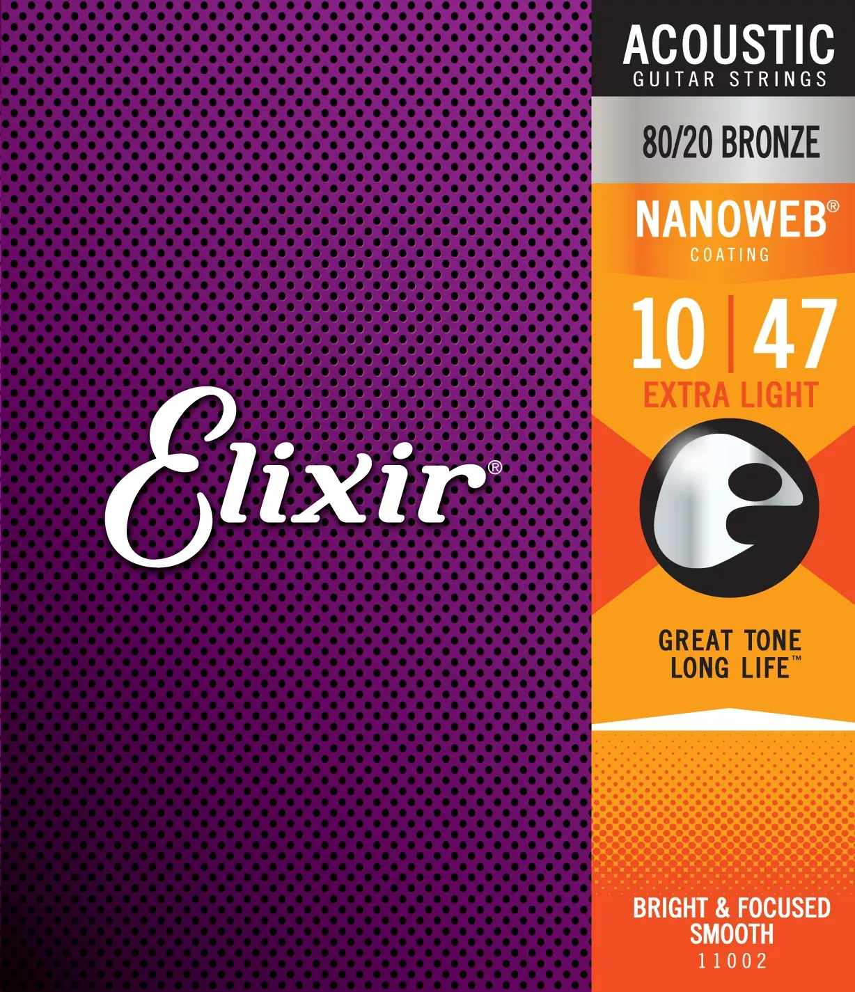 Elixir Strings Acoustic Nano Extra Light 10-47