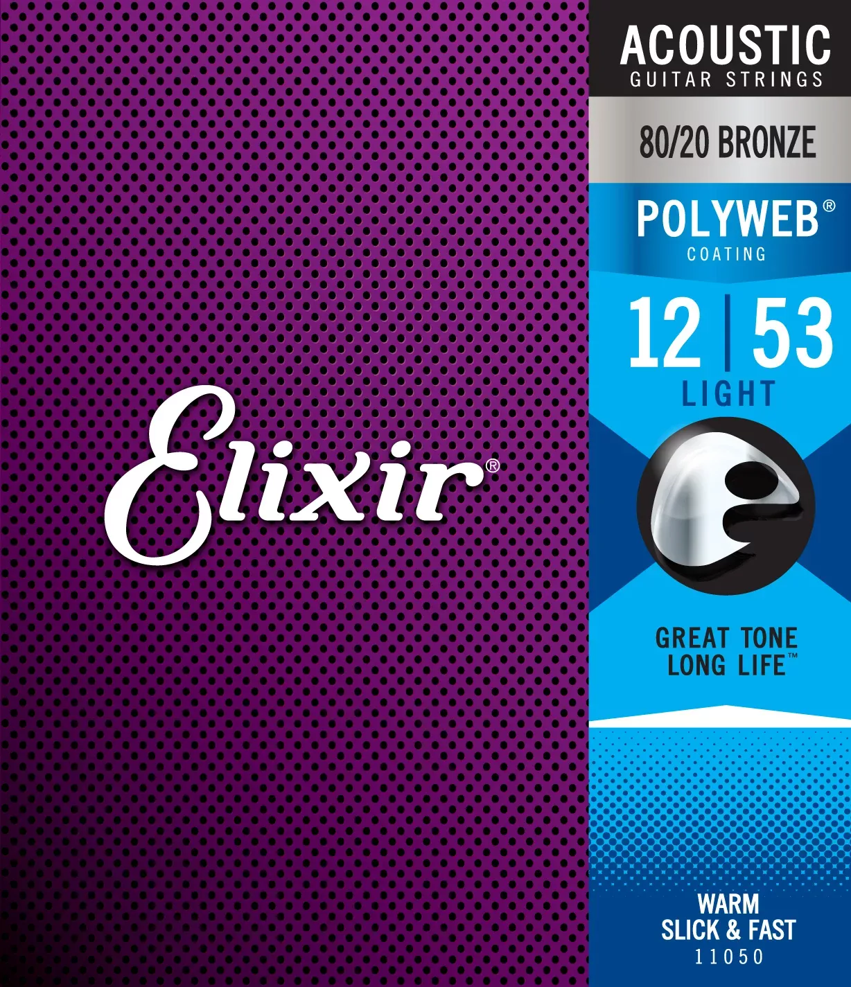 Elixir Strings Acoustic Poly Light 12-53