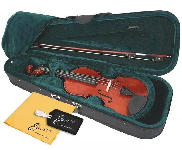 Enrico Student Extra Violin Outfit – 1/2 + Setup