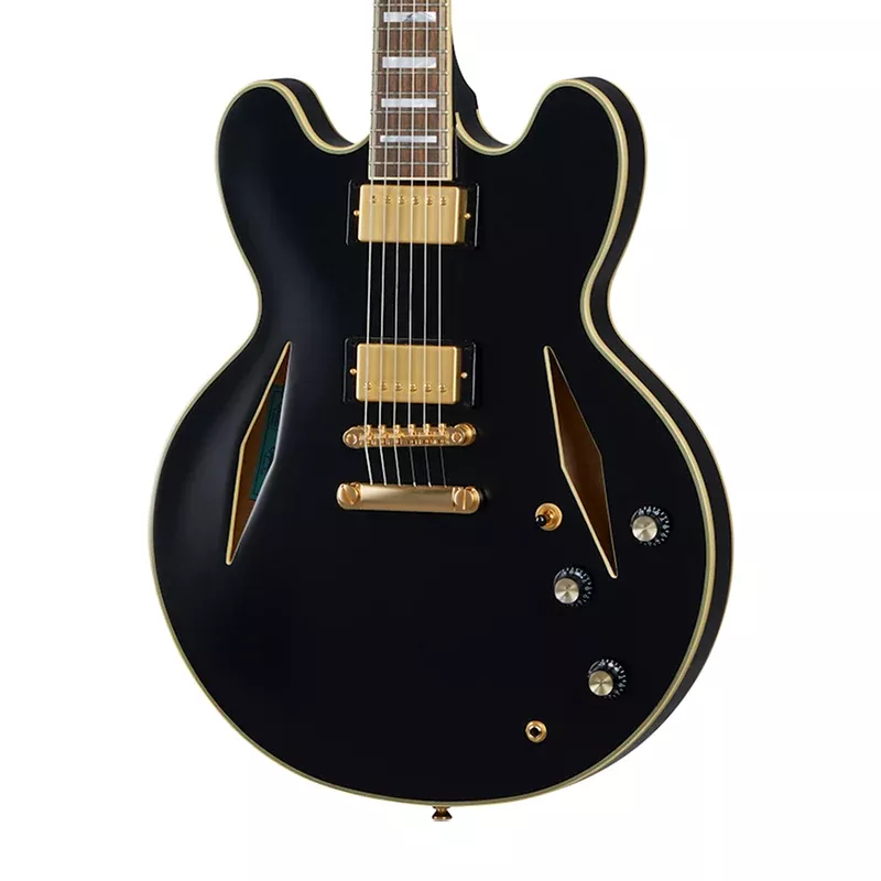 Epiphone Emily Wolfe Sheraton Stealth - Black Aged Gloss with EpiLite Case