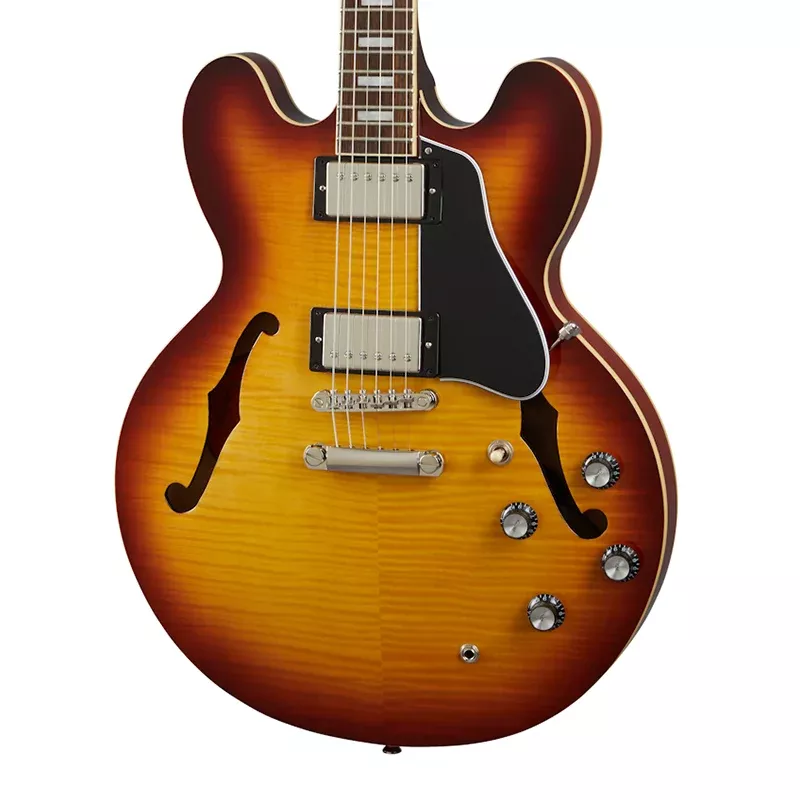 Epiphone ES-335 Figured – Raspberry Tea Burst with Laurel Fingerboard