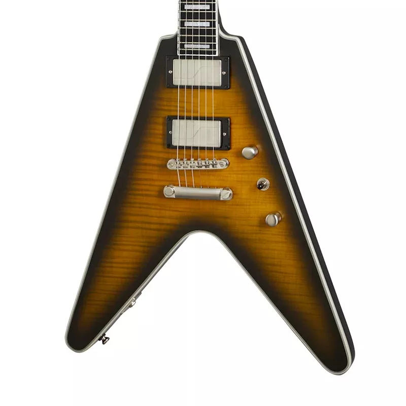 Epiphone Flying V Prophecy – Yellow Tiger Aged Gloss with Ebony Fingerboard