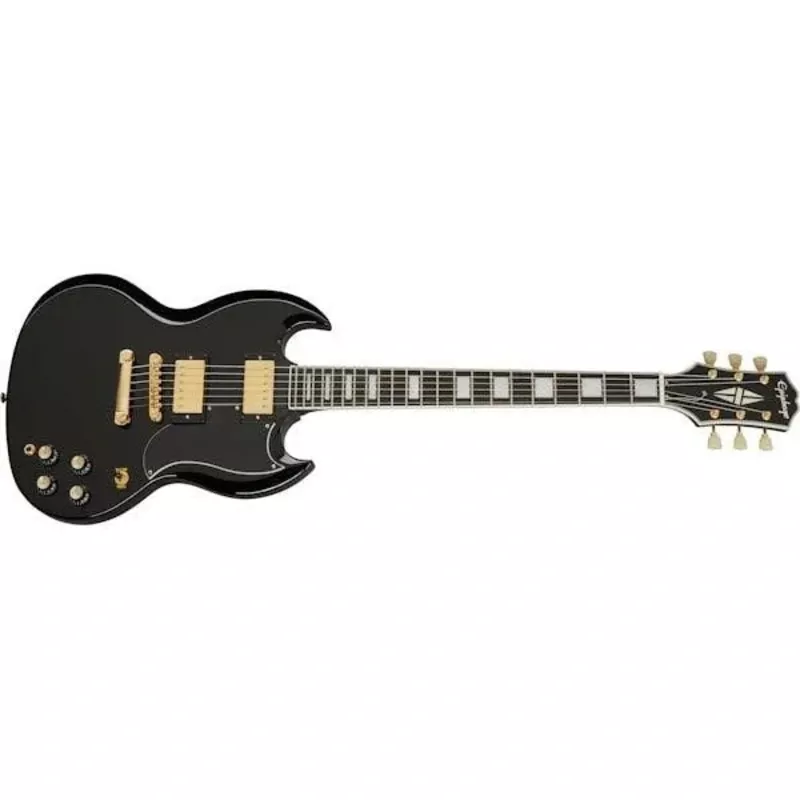 Epiphone Inspired by GibsonOriginal Collection Epi SG CustomEbony EISCEBGH