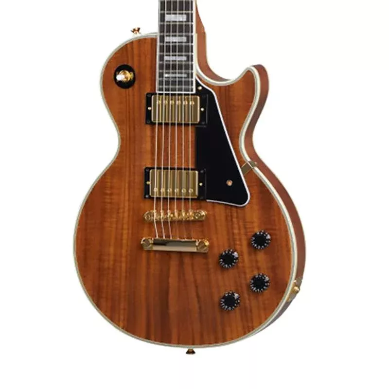 Epiphone Les Paul Custom – Koa Natural with Ebony Fingerboard