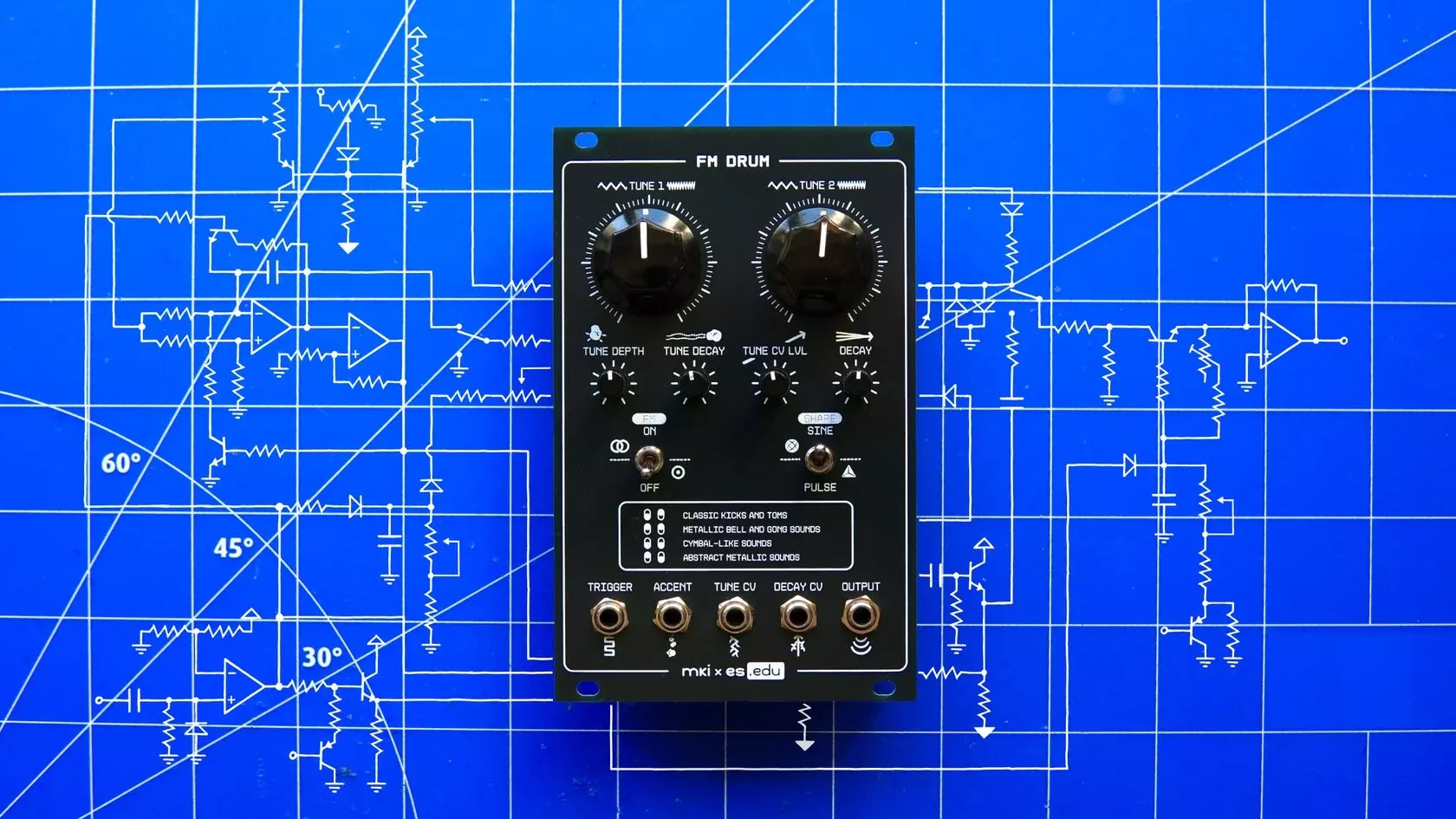 ERICA SYNTHS EDU DIY FM DRUM