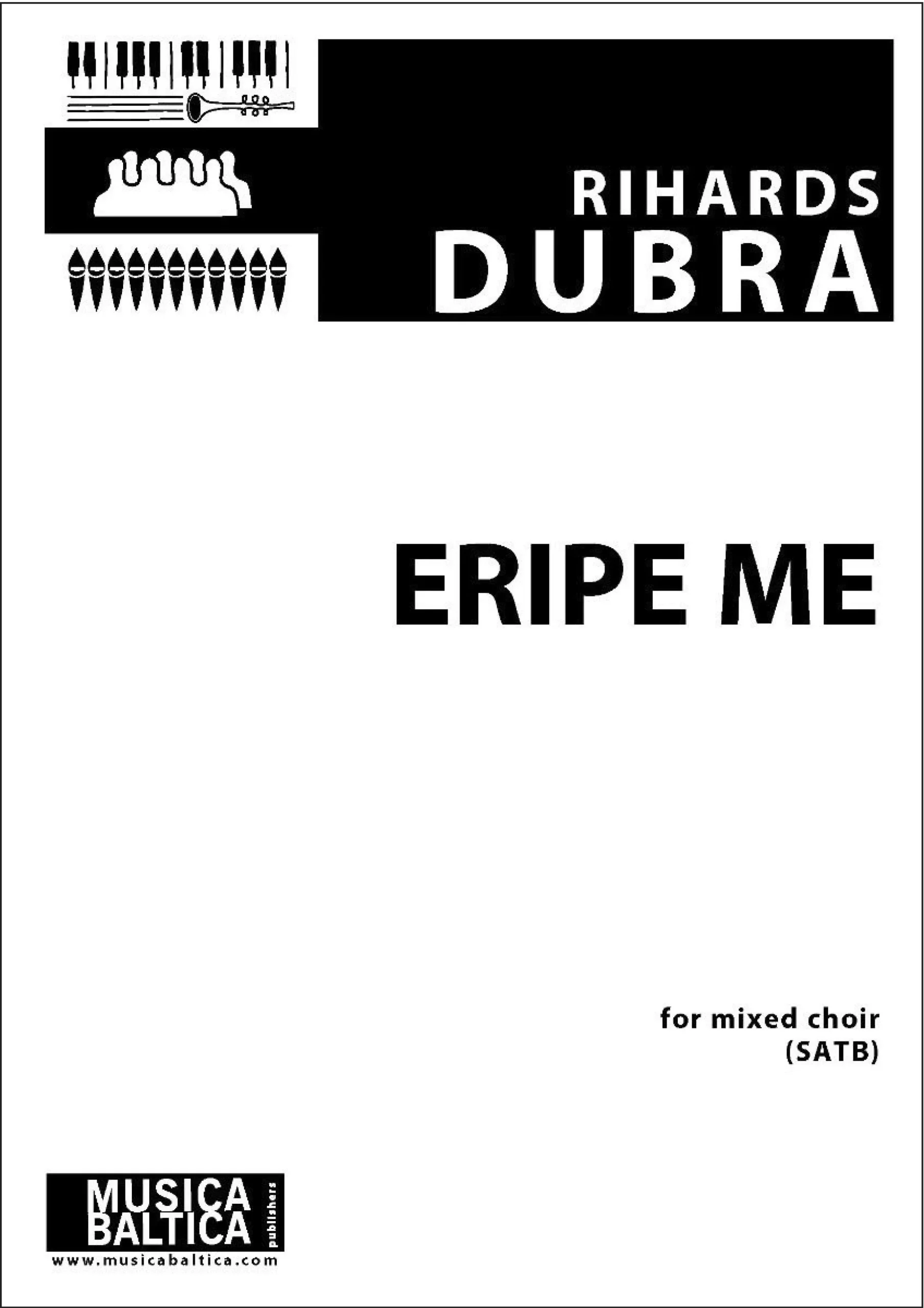 Eripe me (Mixed Choir): Choir Choral Octavo