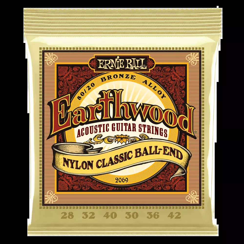 Ernie Ball 28-42 Nylon Ball End Guitar Strings