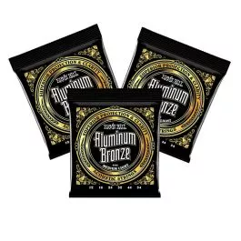 Ernie Ball Medium Light Aluminum Bronze Acoustic Guitar Strings
