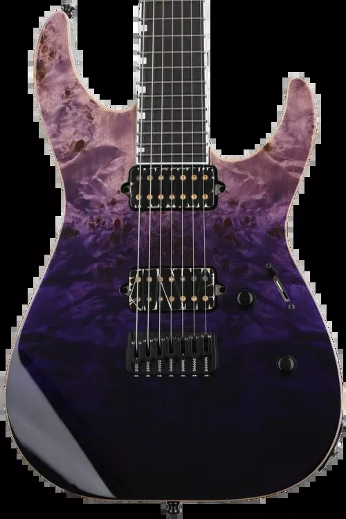 ESP E II M II 7 string in Purple Natural Fade