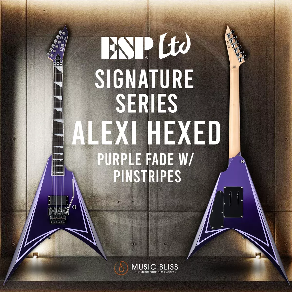 ESP LTD Alexi Hexed Electric Guitar – Purple Fade