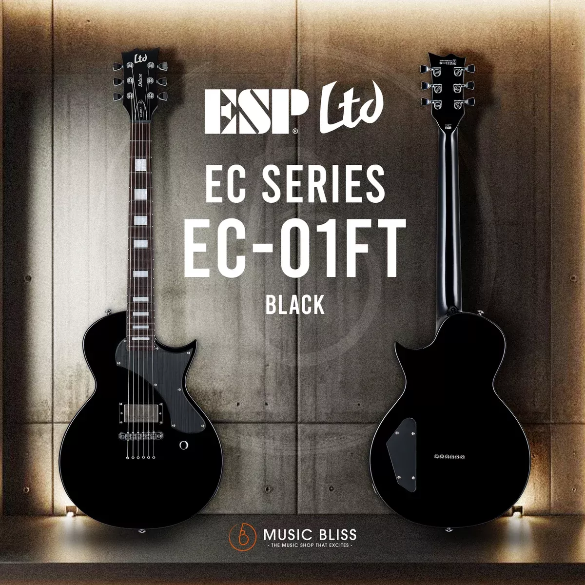 ESP LTD EC-01FT Electric Guitar - Black