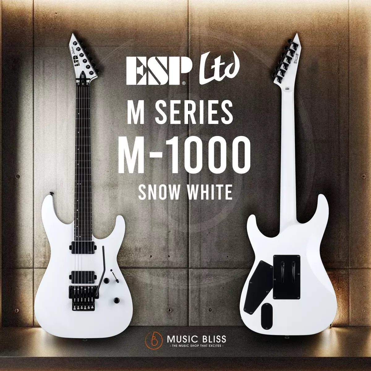 ESP LTD M-1000 Electric Guitar - Snow White