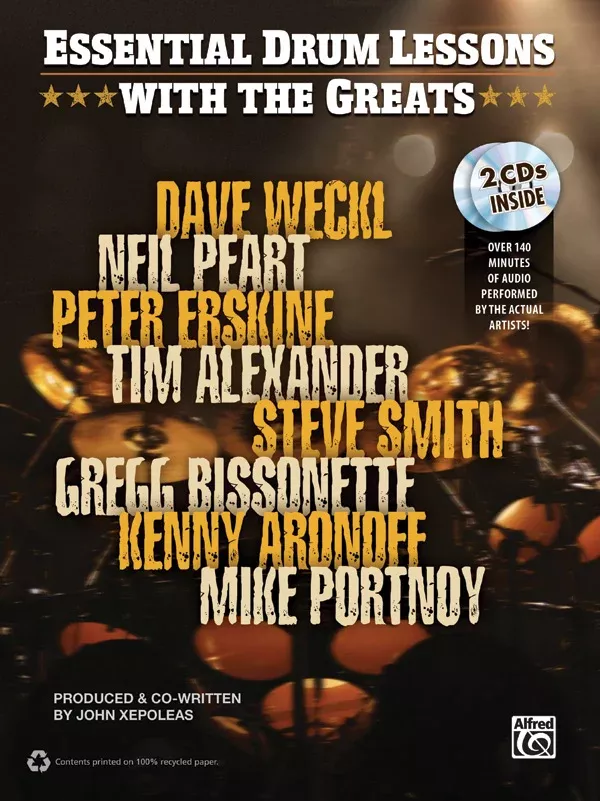 Essential Drum Lessons with the Greats: Drumset Book & 2 CDs