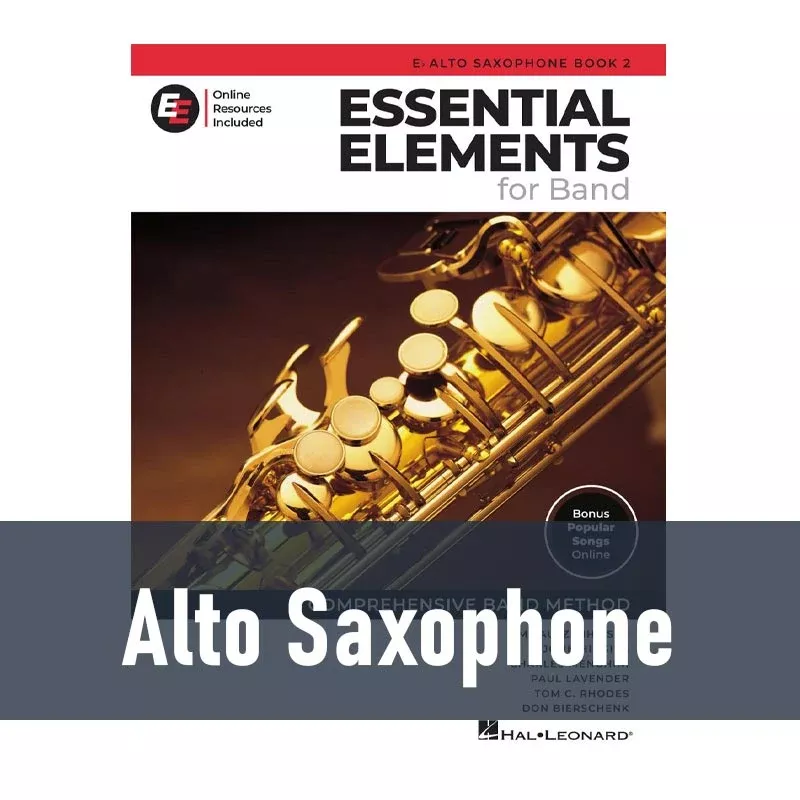 Essential Elements for Band with Online Resources - Alto Saxophone (Book 2)