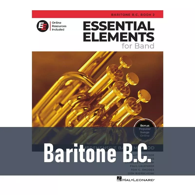 Essential Elements for Band with Online Resources - Baritone and Euphonium B.C. (Book 2)