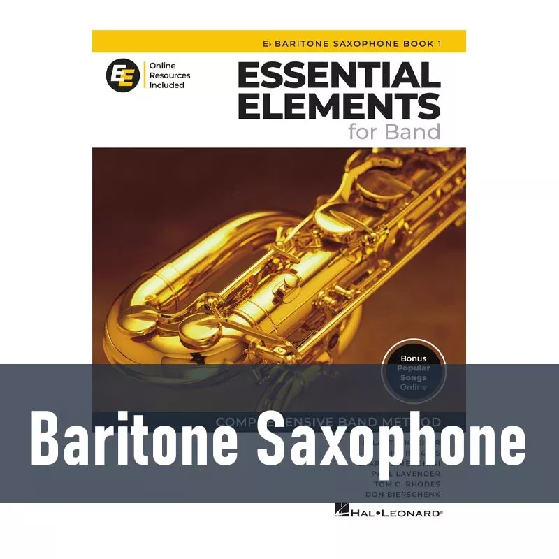Essential Elements for Band with Online Resources - Baritone Saxophone (Book 1)