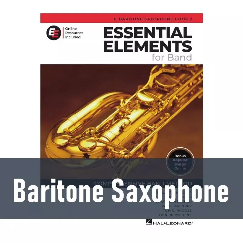 Essential Elements for Band with Online Resources - Baritone Saxophone (Book 2)