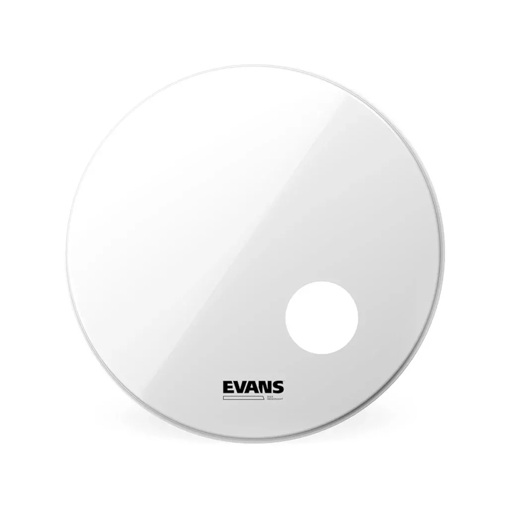 Evans BD22RSW 22inch EQ3 Resonant Smooth White – Bass