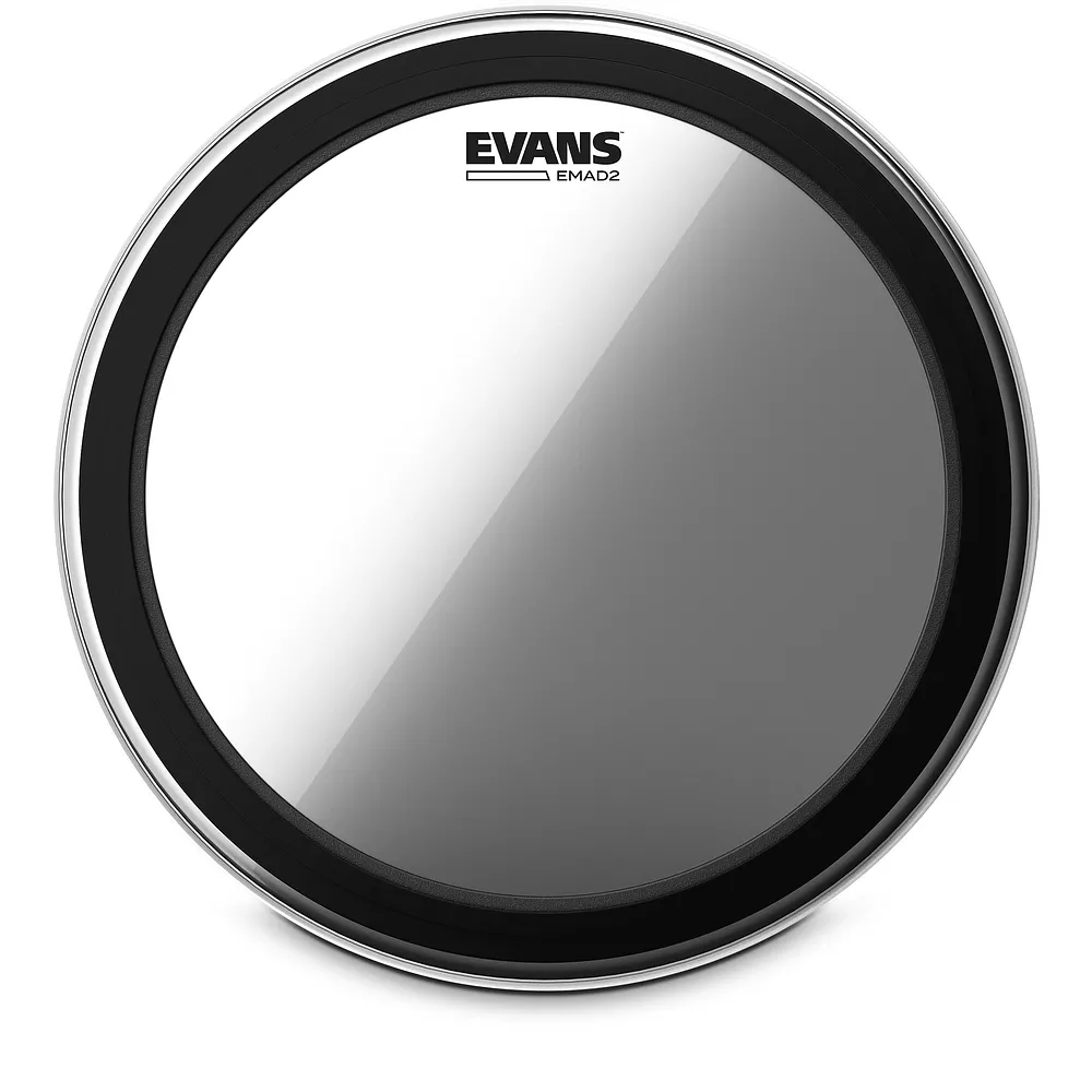 Evans EMAD 2 Clear Batter Bass Drum Head - 22 in.