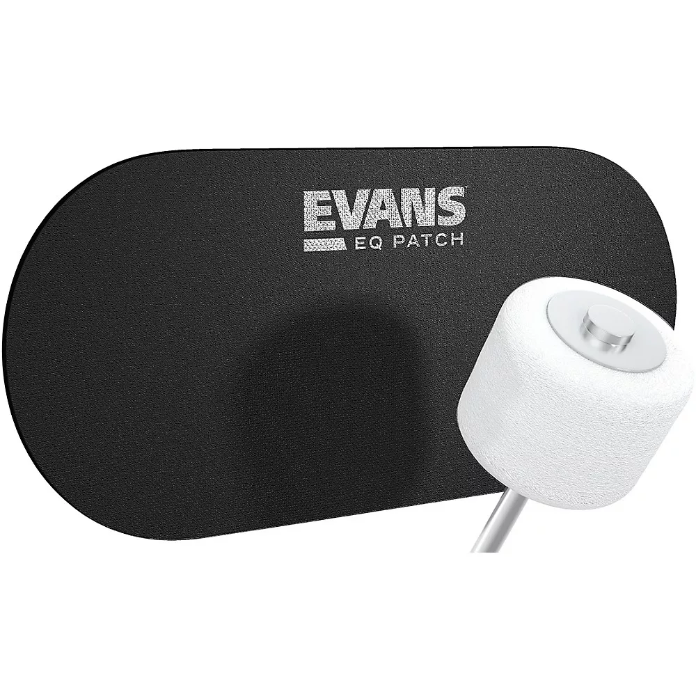 EVANS EQ Double Bass Drum Patch - Black