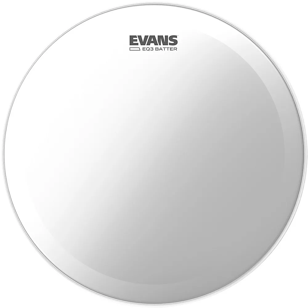 EVANS EQ3 Frosted Bass Drum Head 24 in.