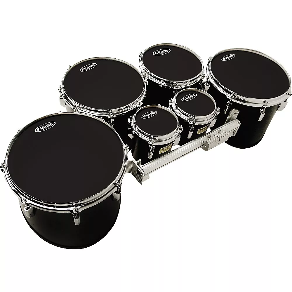 EVANS MX Black Tenor Head Black 6 in.