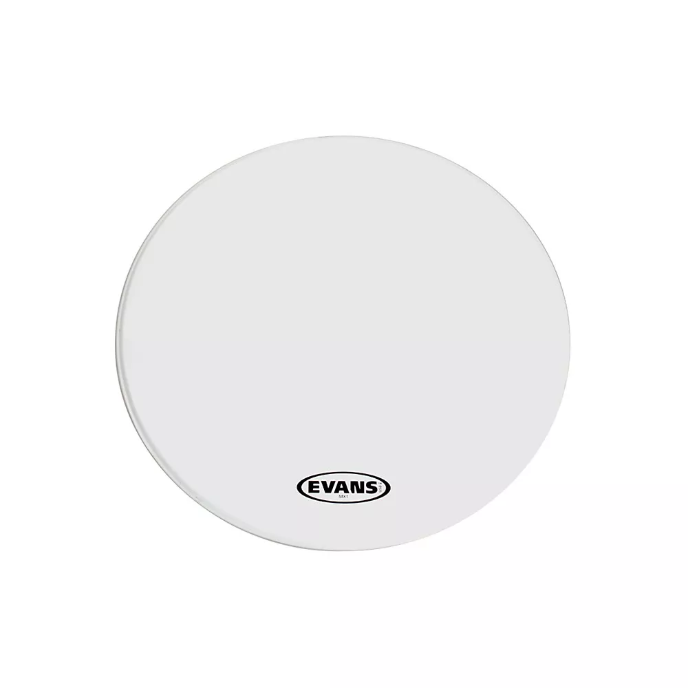 EVANS MX1 White Marching Bass Drum Head 30 in. White