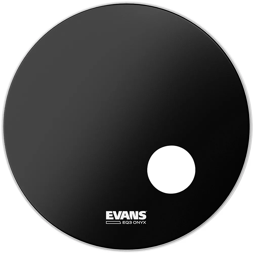 EVANS Onyx Resonant Bass Drum Head 24 in.